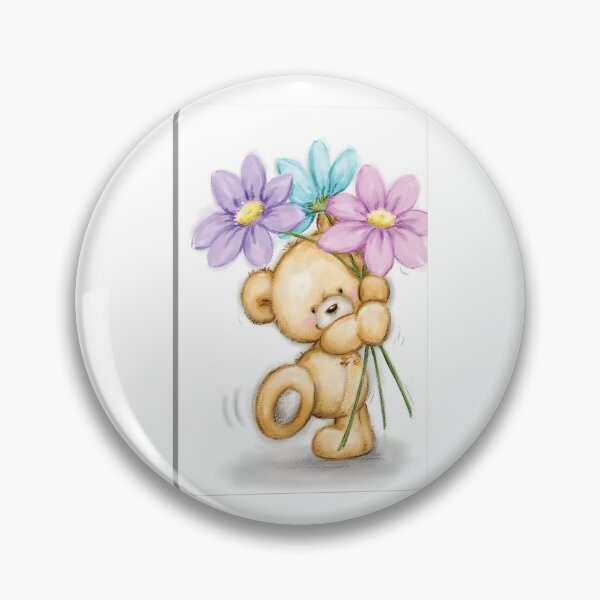 Item preview, Teddy with flowers designed and sold by UA Products.