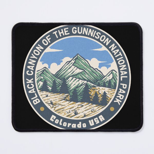 Item preview, Black Canyon Of The Gunnison National Park Vintage Mountains designed and sold by JordanHolmes.