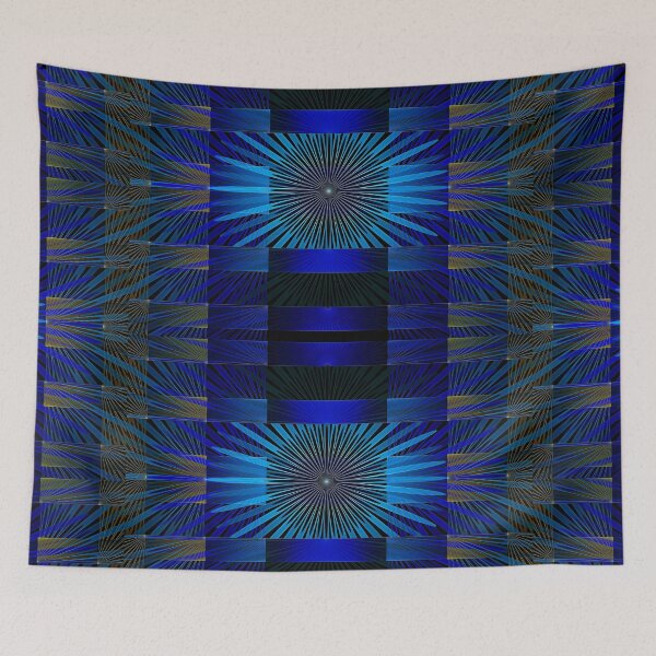Item preview, Fanning Petals Blue designed and sold by Beatriz  Cruz.