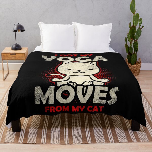 Item preview, Funny yoga cat designed and sold by Mila1946.