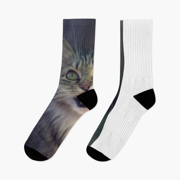 Item preview, Portrait of grey greeneyed cat designed and sold by olena2552.