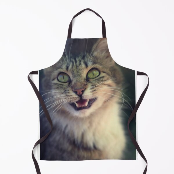 Item preview, Portrait of grey greeneyed cat designed and sold by olena2552.