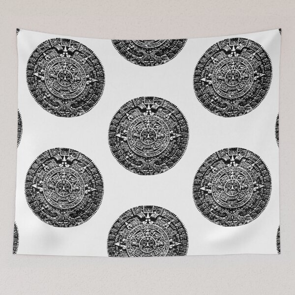 Item preview, Mexican Mayan Calender the Aztec Sun Stone designed and sold by colourfreestyle.