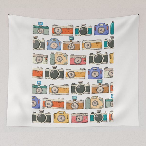 Item preview, Retro camera pattern  designed and sold by Ampampamp.