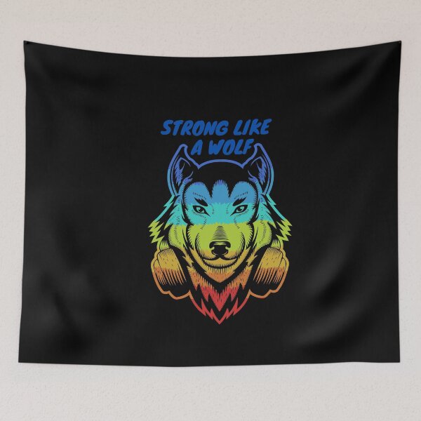 Item preview, Strong Like A Wolf designed and sold by Artistusha.