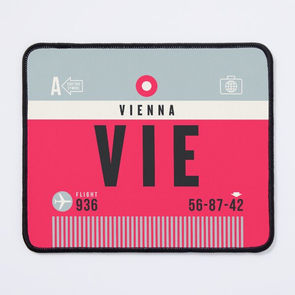 Item preview, Luggage Tag A - VIE Vienna Austria designed and sold by VoodooCircus.