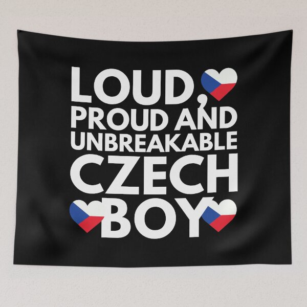 Item preview, I am Czech Boy Loud, Proud and Unbreakable designed and sold by HelloFromAja.