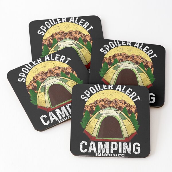 Item preview, Spoiler Alert Camping Involves Family Camping Funny Camper  designed and sold by vergiebee.