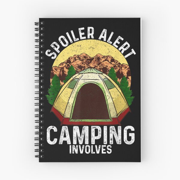 Item preview, Spoiler Alert Camping Involves Family Camping Funny Camper  designed and sold by vergiebee.