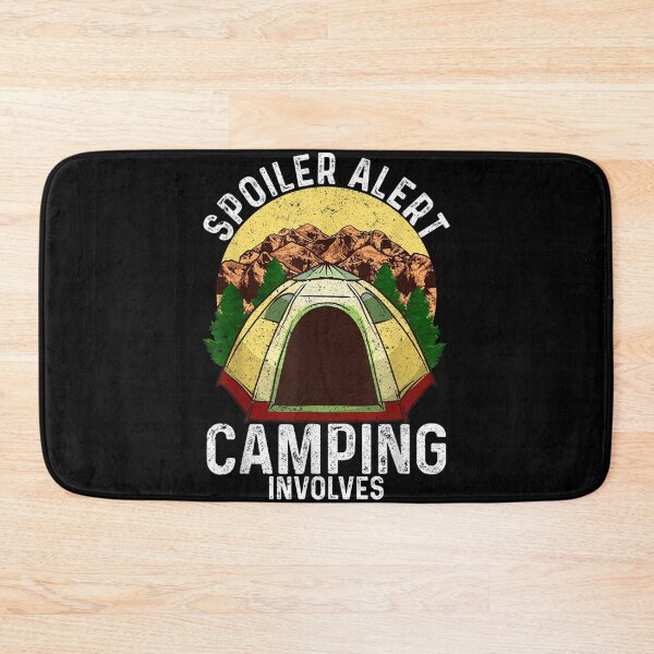 Item preview, Spoiler Alert Camping Involves Family Camping Funny Camper  designed and sold by vergiebee.