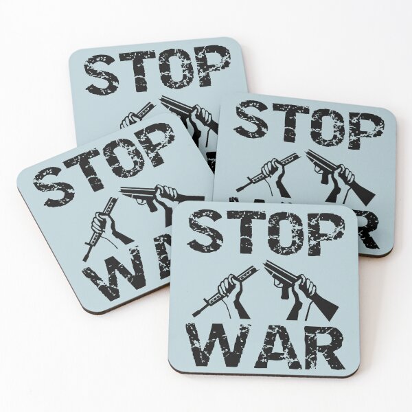 Item preview, Stop War Broken Gun - Black Design for Peace Loving People designed and sold by defytee.