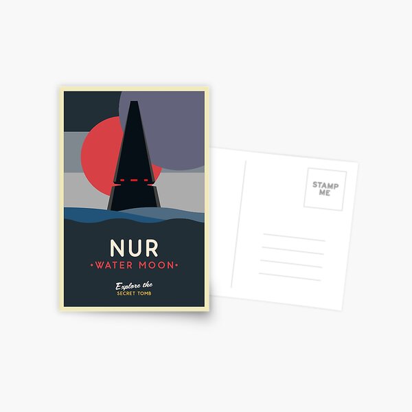 Item preview, Nur Water Moon Poster designed and sold by magrodanny.