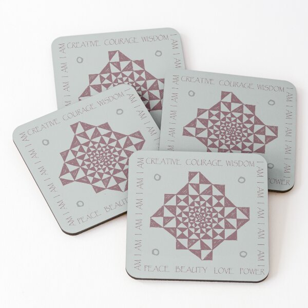 Item preview, Geometric with Inspirational Text in Earthy Colours designed and sold by halynadee.