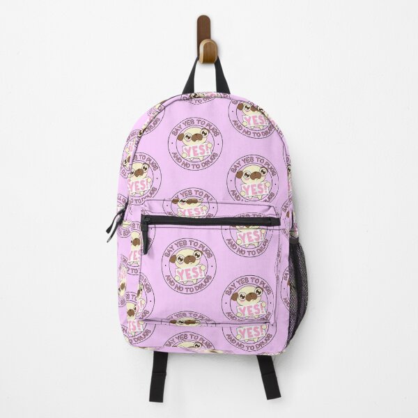 Item preview, Say Yes to Pugs and No to Drugs Pugs not Drugs PINK designed and sold by to-esu.
