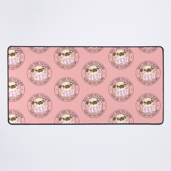 Item preview, Say Yes to Pugs and No to Drugs Pugs not Drugs PINK designed and sold by to-esu.