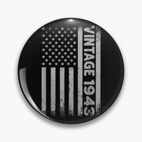Item preview, 79 Year Old Gifts Vintage 1943 American Flag 79th Birthday  designed and sold by vergiebee.