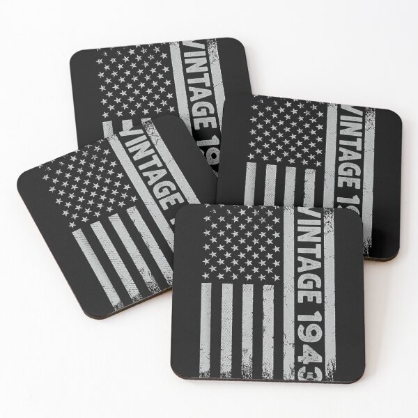 Item preview, 79 Year Old Gifts Vintage 1943 American Flag 79th Birthday  designed and sold by vergiebee.