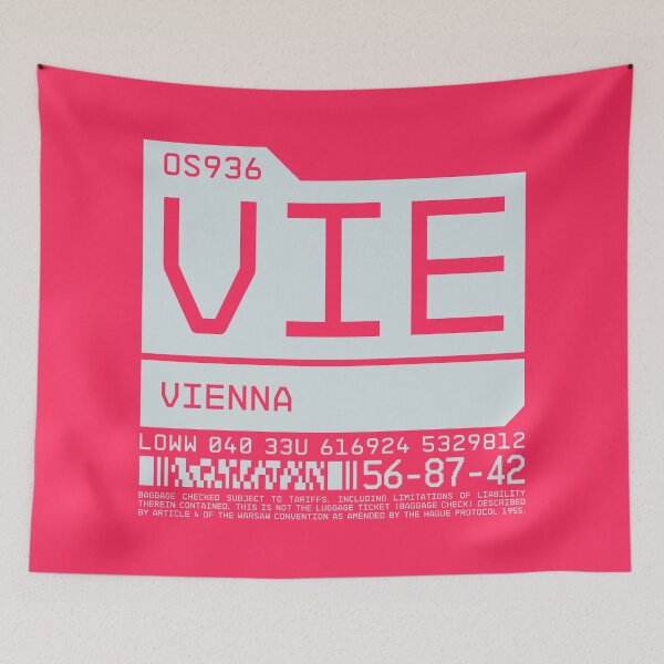 Item preview, Luggage Tag C - VIE Vienna Austria designed and sold by VoodooCircus.