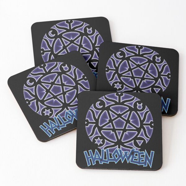 Item preview, PURPLE AND BLUE HALLOWEEN PAPER CUT designed and sold by greatatlas.