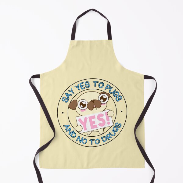 Item preview, Say Yes to Pugs and No to Drugs Pugs not Drugs BLUE designed and sold by to-esu.