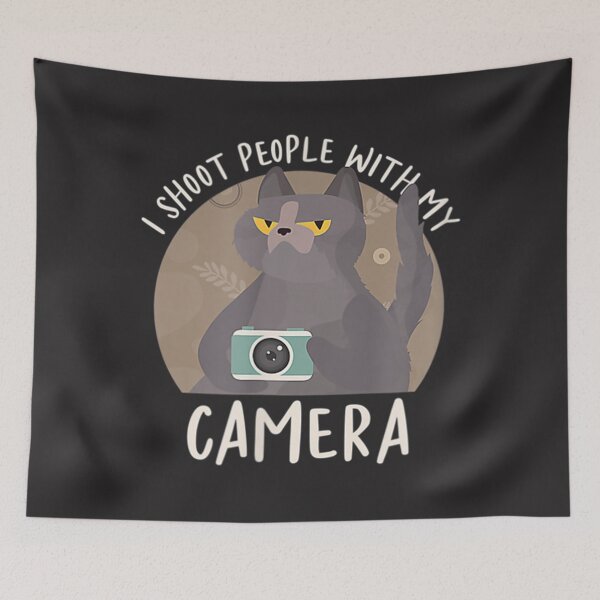 Aperçu de l'œuvre Je prends des photos de personnes avec mon appareil photo Cat Cameraman créée et vendue par rexhepchixran.