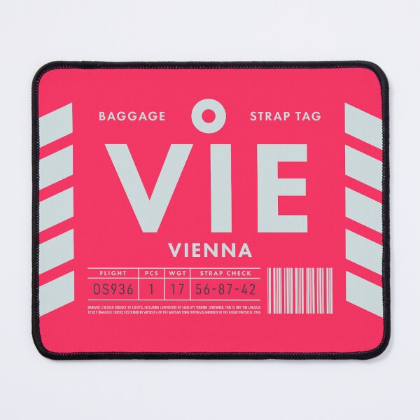 Item preview, Luggage Tag D - VIE Vienna Austria designed and sold by VoodooCircus.