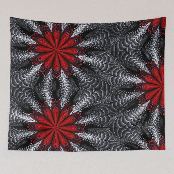 Item preview, Elliptic Red Flower designed and sold by Beatriz  Cruz.