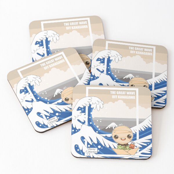 Item preview,  Arty-Plantee The Great Wave off Kanagawa designed and sold by plentyplantee.