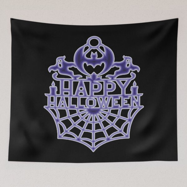 Item preview, PURPLE  HALLOWEEN PAPER CUT designed and sold by greatatlas.