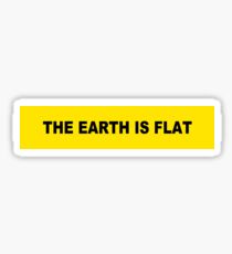 Die Erde ist flach Sticker