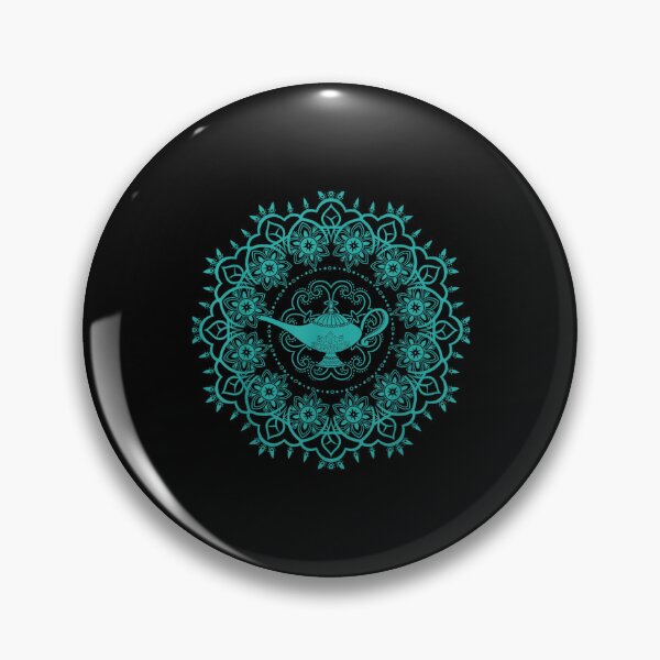 Item preview, Genies Lamp Teal Mandala designed and sold by DenisJoness.