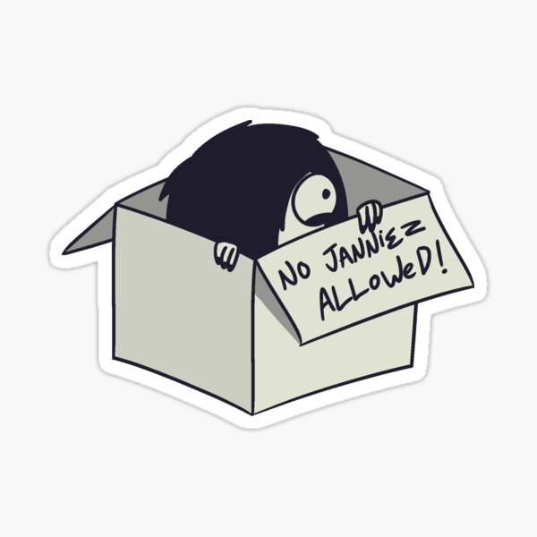 Item preview, no janniez allowed! designed and sold by gloomygvrl666.