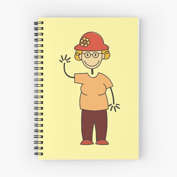 Item preview, Cute Granny Waving designed and sold by SpecAli.