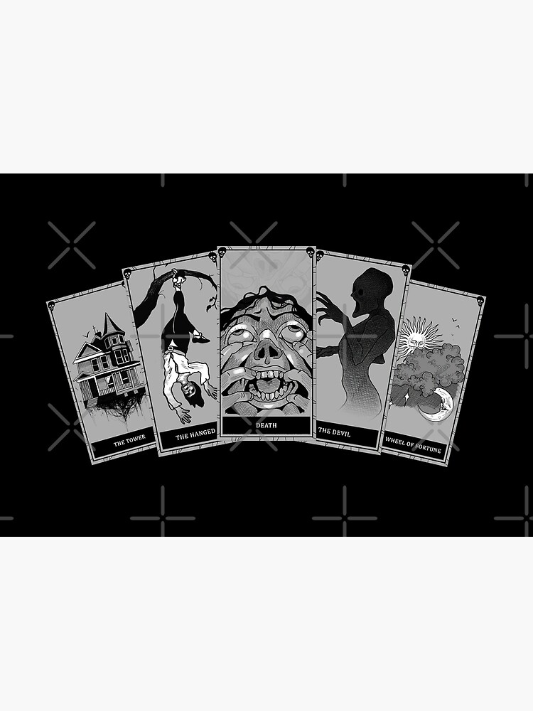 "Phasmophobia Tarot Cards" Hardcover Journal for Sale by NovocainArt