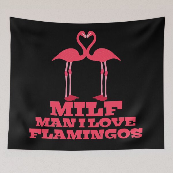 Item preview, MILF 3 Man I Love Flamingos  designed and sold by Design-Maniya.