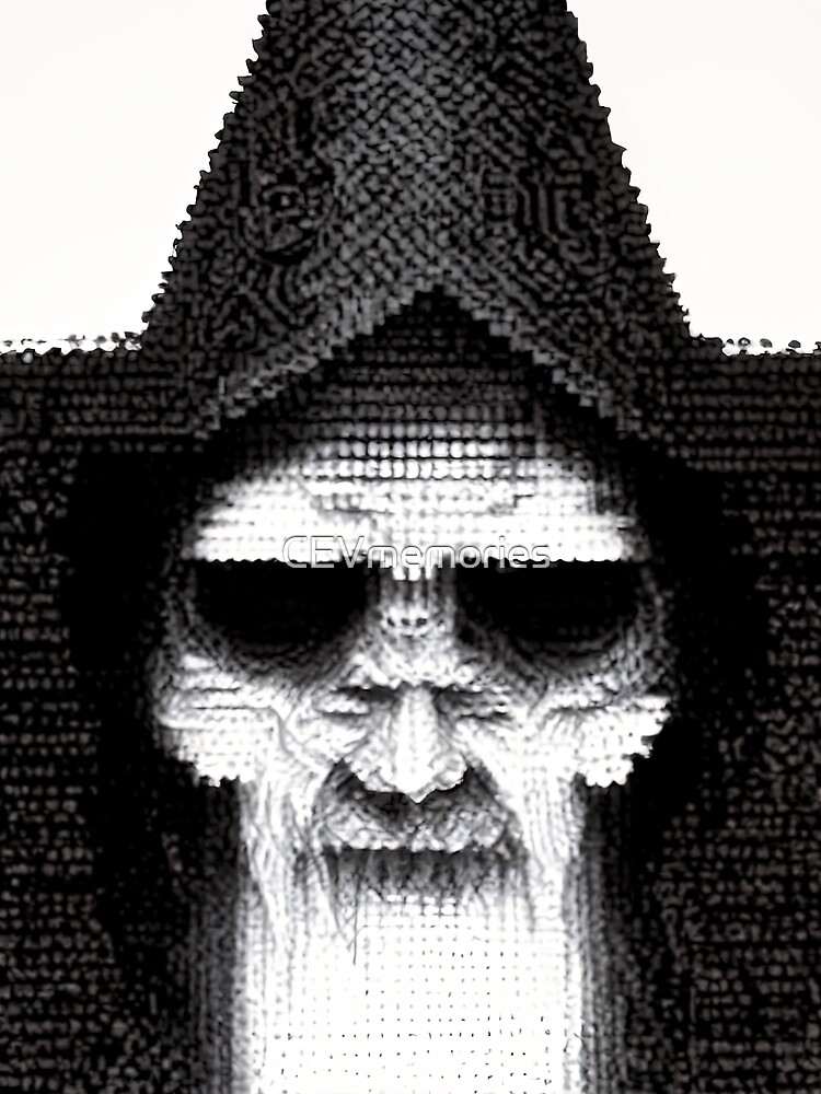 "ASCII art of a demonic wizard 3" Poster for Sale by CEVmemories
