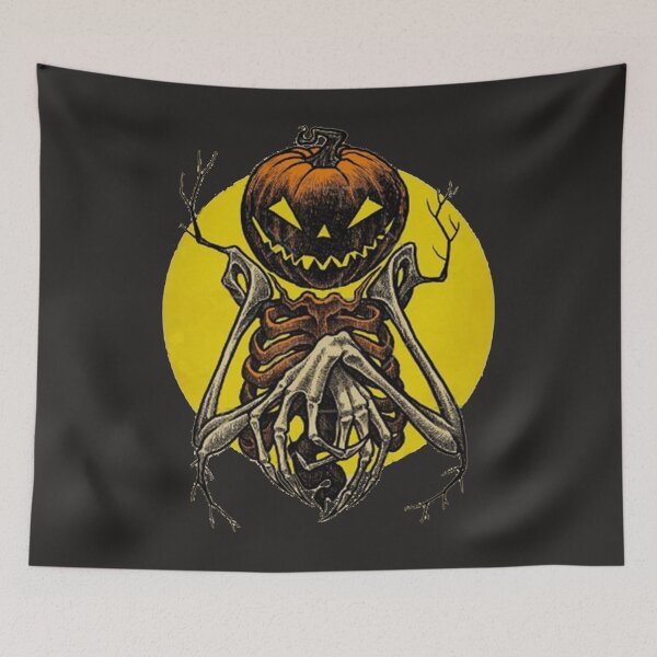 Item preview, Happy Halloween Death Halloween Scary Pumpkin Head 2 designed and sold by roselbktewaxmq.