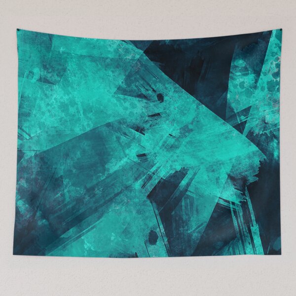 Item preview, Turquoise background designed and sold by Zip-Zup.