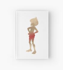 Junge inspiriert Silhouette Notizbuch