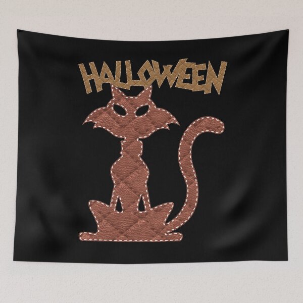 Item preview, CAT HALLOWEEN LEATHER designed and sold by greatatlas.