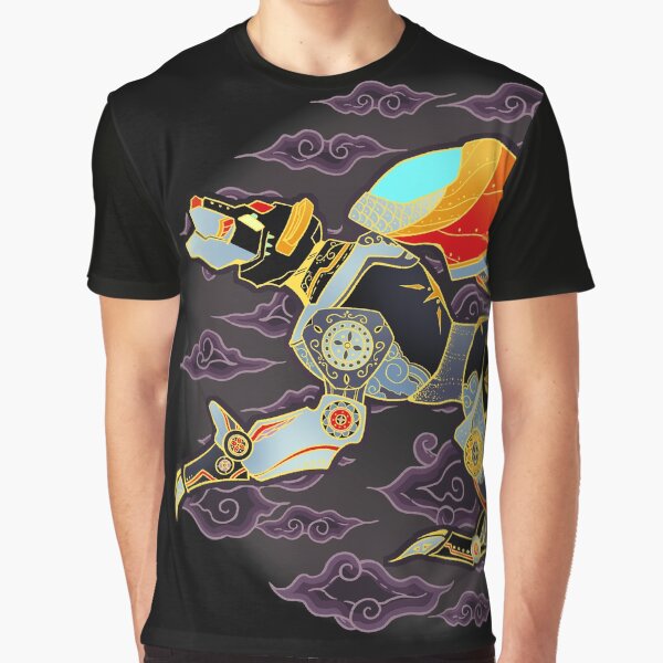 Black Lion Batik Graphic T-Shirt