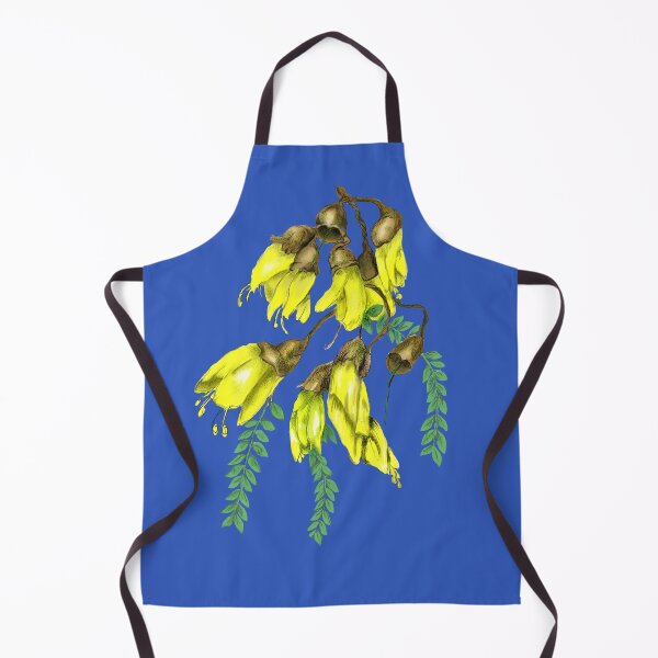 Item preview, Kowhai on dark blue designed and sold by carole hirst.