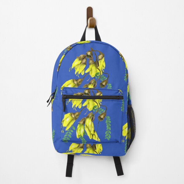 Item preview, Kowhai on dark blue designed and sold by carole hirst.