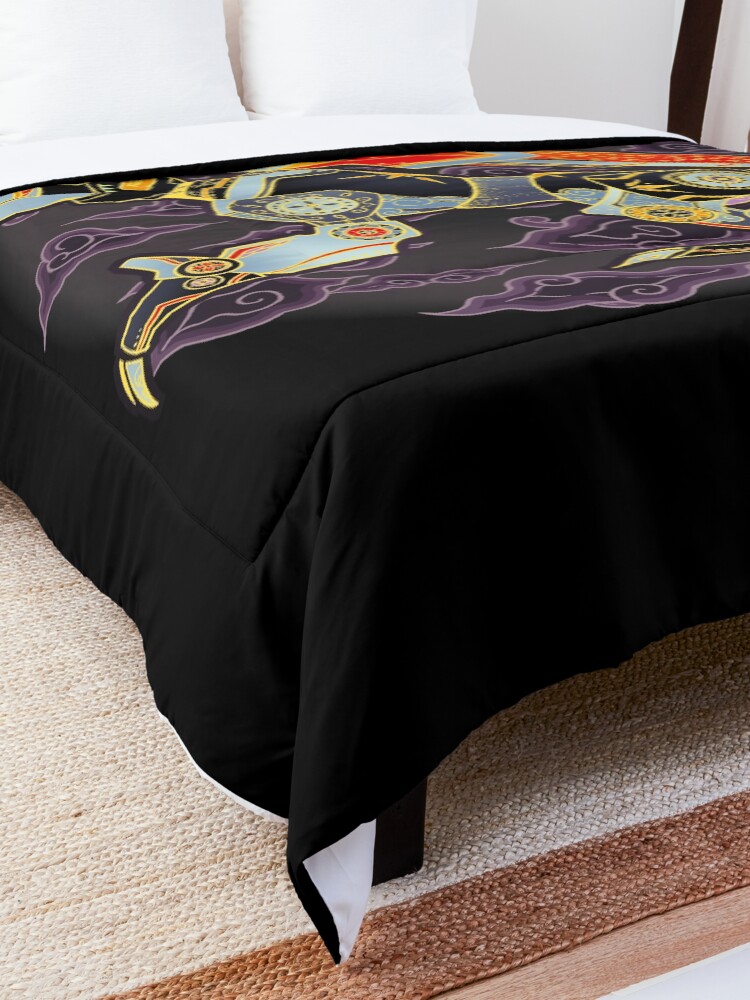 Alternate view of Black Lion Batik Comforter