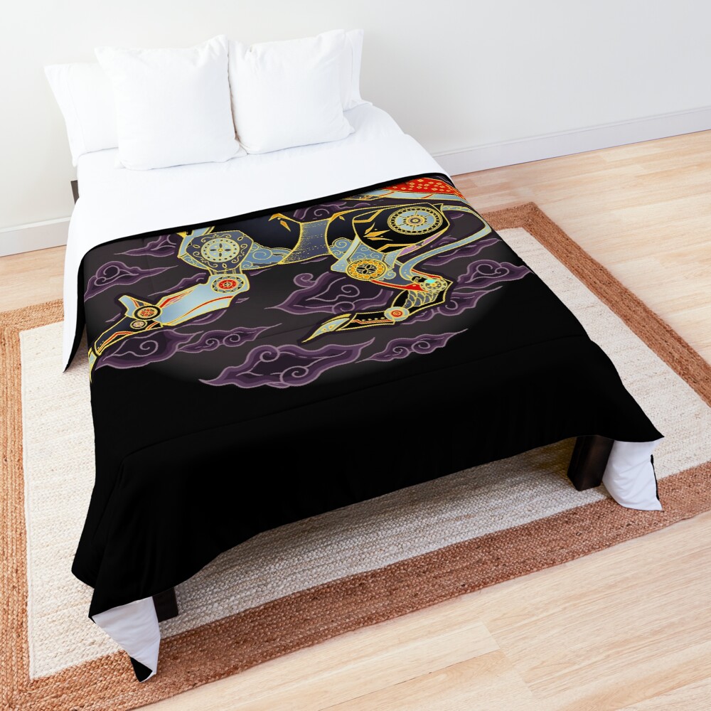 Black Lion Batik Comforter