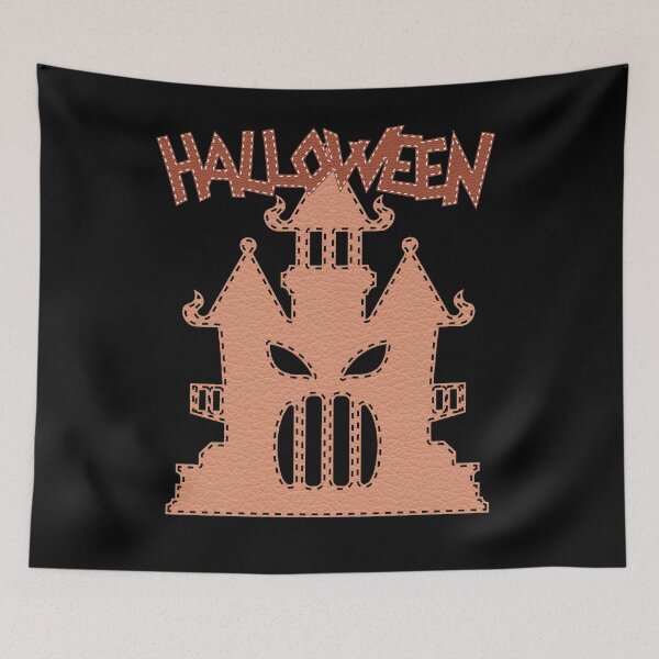 Item preview, HOUSE HALLOWEEN LEATHER designed and sold by greatatlas.