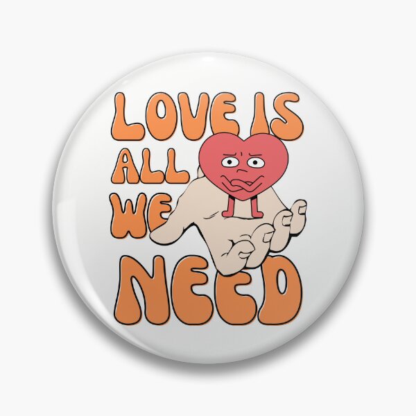 Item preview, Love is all we need! Spread Love not Hate ORANGE designed and sold by to-esu.