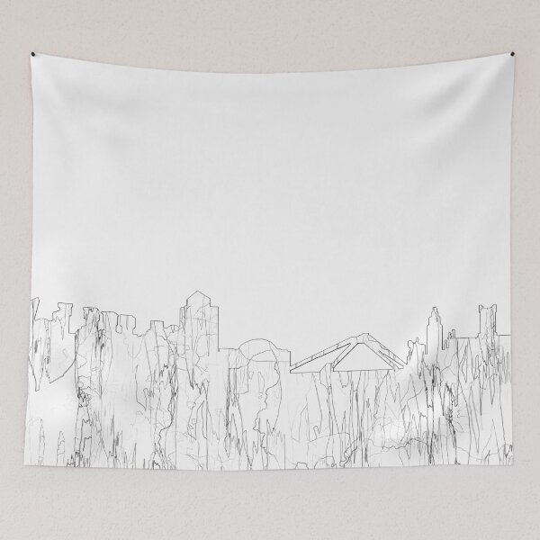 Item preview, Coventry, UK Skyline B&W - Thin Line designed and sold by Marlene Watson-Hall.