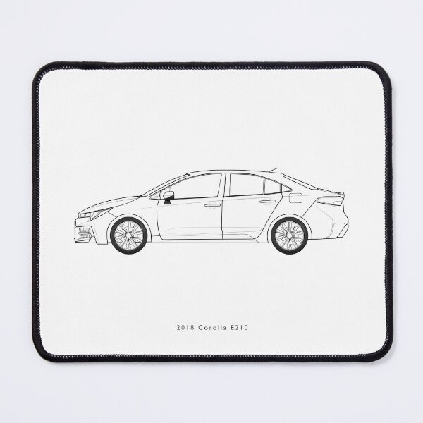 Item preview, Corolla E210 (black on white) designed and sold by anuaramir.
