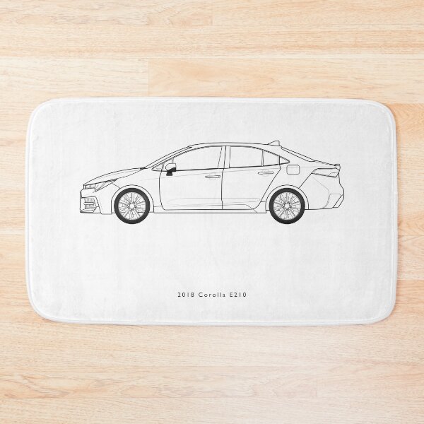 Item preview, Corolla E210 (black on white) designed and sold by anuaramir.